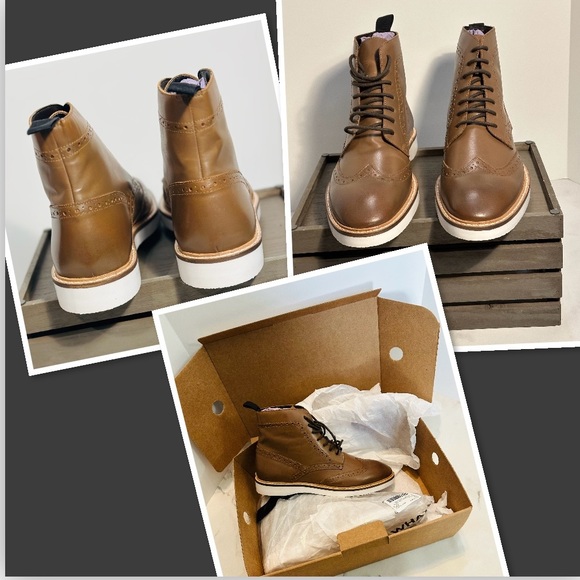 ASOS lace-up Brogue boots (NWT) - Picture 9 of 12